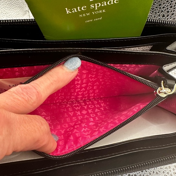 Kate Spade  Black Wallet New with tag - Picture 7 of 10